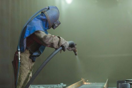 tryskání metacími koly 2