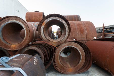 Rezavý železný plech